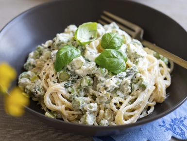 Spárgás-citromos spagetti